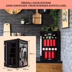 Beersafe 70 Craft Beer Edition Kühlschrank 70 Ltr Glastür Edelstahl -Angebote Küchenmaschinen Store 10041182 de 0007 usp