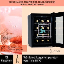 Barolo 12 Uno Weinkühlschrank 37 Ltr 12 Flaschen 11-18°C SingleZone 12 Barolo 12 Uno Weinkühlschrank 37 Ltr 12 Flaschen 11-18°C SingleZone -Angebote Küchenmaschinen Store 10041205 de 0003 usp