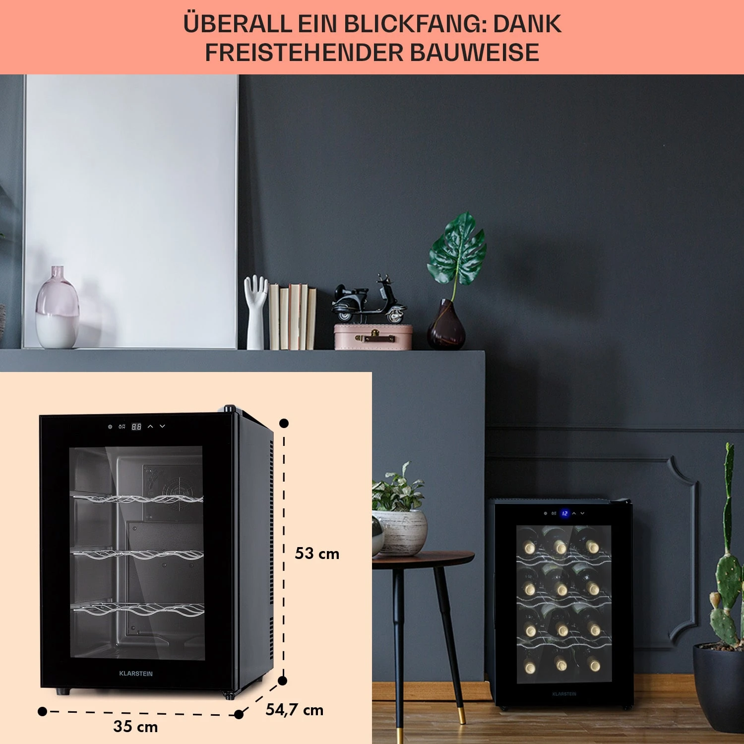 Barolo 12 Uno Weinkühlschrank 37 Ltr 12 Flaschen 11-18°C SingleZone 8 Barolo 12 Uno Weinkühlschrank 37 Ltr 12 Flaschen 11-18°C SingleZone – Bild 6