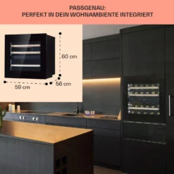 Rhône 25 Duo Weinkühlschrank Kompression 2 Zonen 75 Ltr / 25 Flaschen -Angebote Küchenmaschinen Store 10041239 de 0006 usp