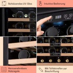 Vinsider 36 Built-In Uno Einbau-Weinkühlschrank 36 Flaschen 92 Ltr Edelstahl -Angebote Küchenmaschinen Store 10041288 de 0005 usp