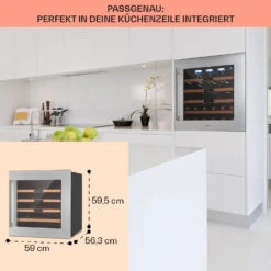 Vinsider 36 Built-In Uno Einbau-Weinkühlschrank 36 Flaschen 92 Ltr Edelstahl -Angebote Küchenmaschinen Store 10041288 de 0006 usp