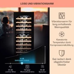 Barossa 73 Duo Weinkühlschrank 2 Zonen 192 Ltr 73 Fl Touch-Display -Angebote Küchenmaschinen Store 10041308 de 0004 logo
