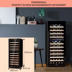 Barossa 73 Duo Weinkühlschrank 2 Zonen 192 Ltr 73 Fl Touch-Display -Angebote Küchenmaschinen Store 10041308 de 0006 logo