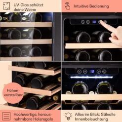Vinovilla 29 Built-In Weinkühlschrank 81 L / 29 Fl. 1 Zone Glastür Edelstahl -Angebote Küchenmaschinen Store 10041309 de 0005 logo