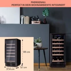Vinovilla 29 Built-In Weinkühlschrank 81 L / 29 Fl. 1 Zone Glastür Edelstahl -Angebote Küchenmaschinen Store 10041309 de 0006 logo