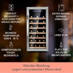 Vinamour 38 Uno Weinkühlschrank -Angebote Küchenmaschinen Store 10041312 de 0002 logo