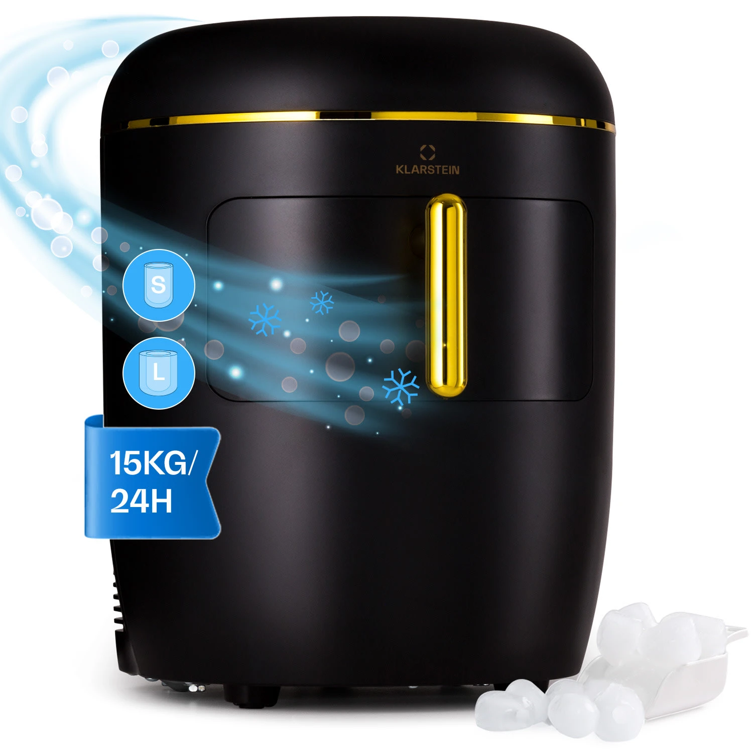 Passau Eiswürfelmaschine 2 Größen 15 Kg/24 H Auto-Clean 3 Passau Eiswürfelmaschine 2 Größen 15 Kg/24 H Auto-Clean