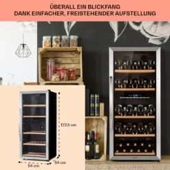 Vinamour 66 Duo Weinkühlschrank 2 Zonen 204 L/79 Flaschen 5-18°C Touch 16 Vinamour 66 Duo Weinkühlschrank 2 Zonen 204 L/79 Flaschen 5-18°C Touch -Angebote Küchenmaschinen Store 10041394 de 0006 usp