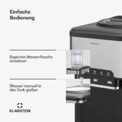 Aqueous Eiswürfelmaschine 3-in-1: Eiswürfel, Wasserspender: Heiß & Kalt 20 Kg/24h -Angebote Küchenmaschinen Store 10041845 de 0003 usp