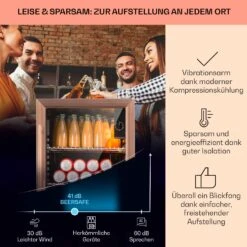 Beersafe XXL Kühlschrank 80 Liter 3 Böden Panoramaglastür -Angebote Küchenmaschinen Store 10041893 de 0003 usp