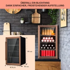Beersafe XXL Kühlschrank 80 Liter 3 Böden Panoramaglastür -Angebote Küchenmaschinen Store 10041893 de 0007 usp