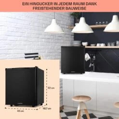 Happy Hour 45 Mini-Kühlschrank Minibar Getränkekühlschrank 45 L 26 DB -Angebote Küchenmaschinen Store 10045048 de 0006 usp