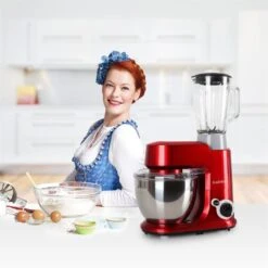 Carina Rossa Set 800W Küchenmaschine Plus 1,5L Blender Krug -Angebote Küchenmaschinen Store 60000778 yy 0003 titel enie SET Carina Rossa Kuechenmaschine 800W Mixer