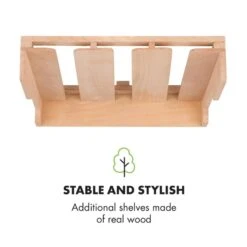 Barossa 77 Duo Weinkühlschrank-Set 2 Zonen 191L/77Fl. Weinglasregal -Angebote Küchenmaschinen Store 60002418 yy 0011 logo Klarstein Barossa 77D Weinglas Regal